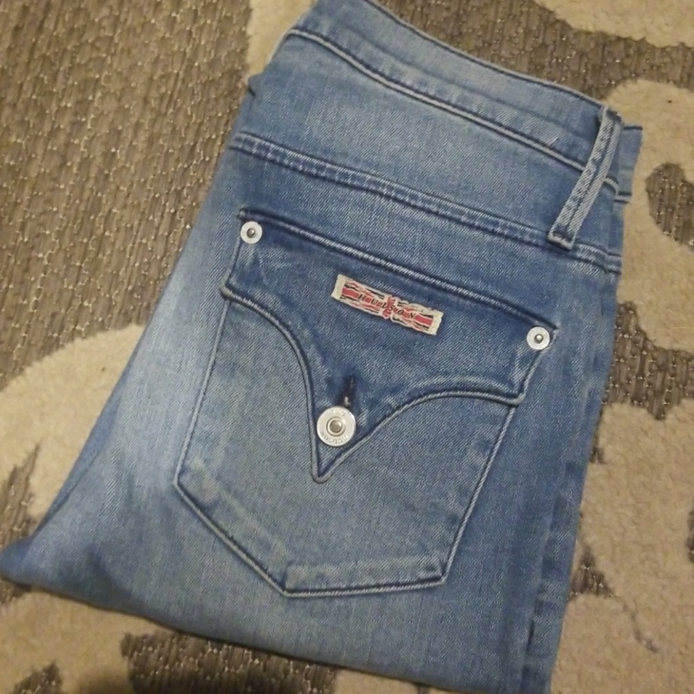 Hudson Lynne High Waist Flap Super Skinny